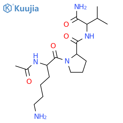 Acetyl-alpha-MSH (11-13) hydrochloride salt structure