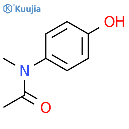 N-(4-hydroxyphenyl)-N-methylacetamide structure