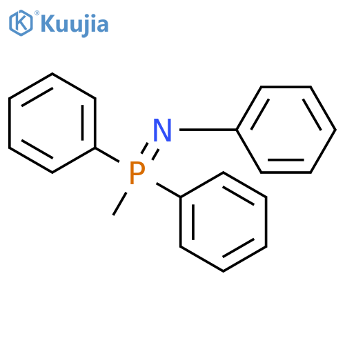 Benzenamine,N-(methyldiphenylphosphoranylidene)- structure