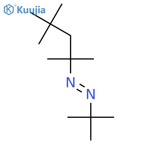 Diazene, (1,1-dimethylethyl)(1,1,3,3-tetramethylbutyl)- structure