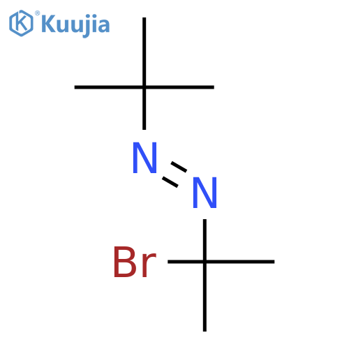 Diazene, (1-bromo-1-methylethyl)(1,1-dimethylethyl)- structure