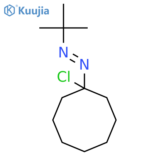 Diazene, (1-chlorocyclooctyl)(1,1-dimethylethyl)- structure