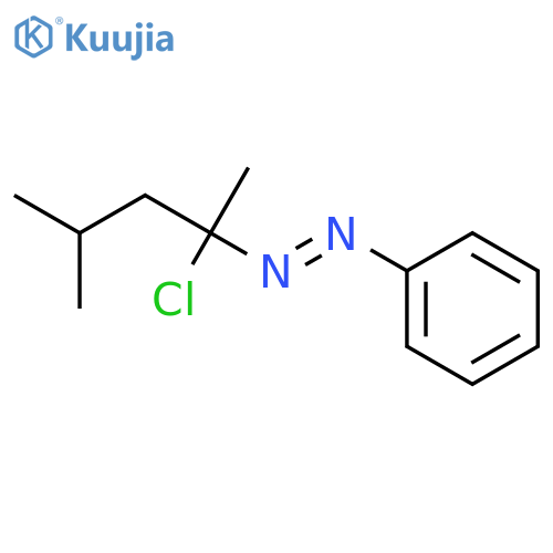 Diazene, (1-chloro-1,3-dimethylbutyl)phenyl- structure