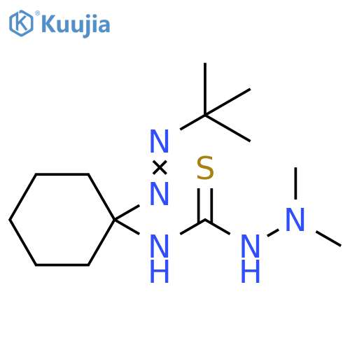 Hydrazinecarbothioamide,N-[1-[(1,1-dimethylethyl)azo]cyclohexyl]-2,2-dimethyl- structure