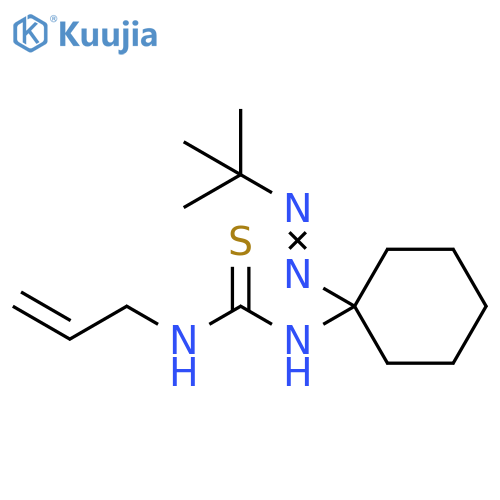Thiourea, N-[1-[(1,1-dimethylethyl)azo]cyclohexyl]-N'-2-propenyl- structure