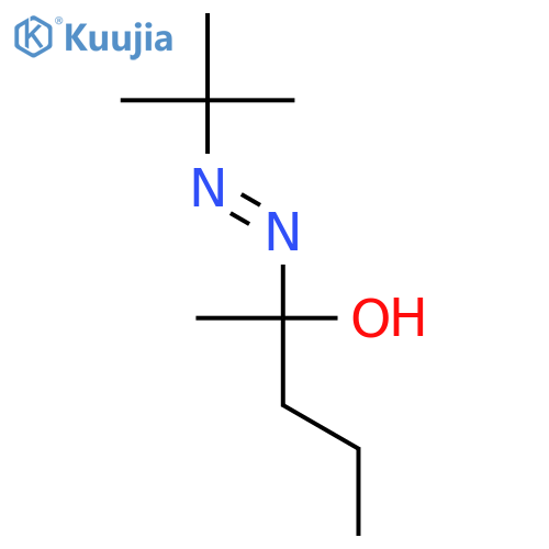 2-Pentanol, 2-[(1,1-dimethylethyl)azo]- structure