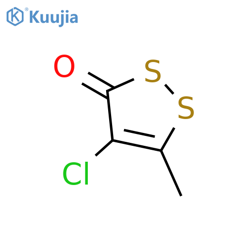 3H-1,2-Dithiol-3-one, 4-chloro-5-methyl- structure