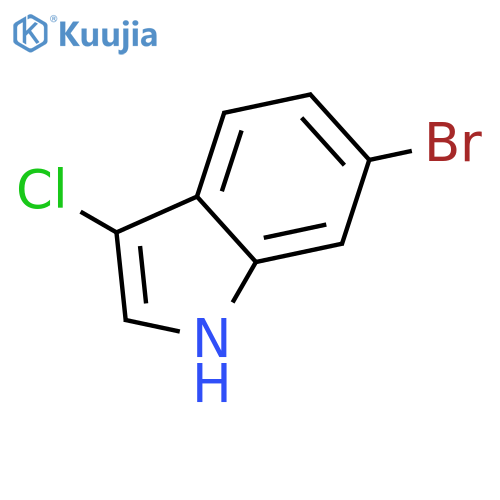 6-bromo-3-chloro-1h-indole structure