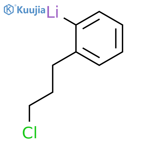 LITHIUM, [2-(3-CHLOROPROPYL)PHENYL]- structure