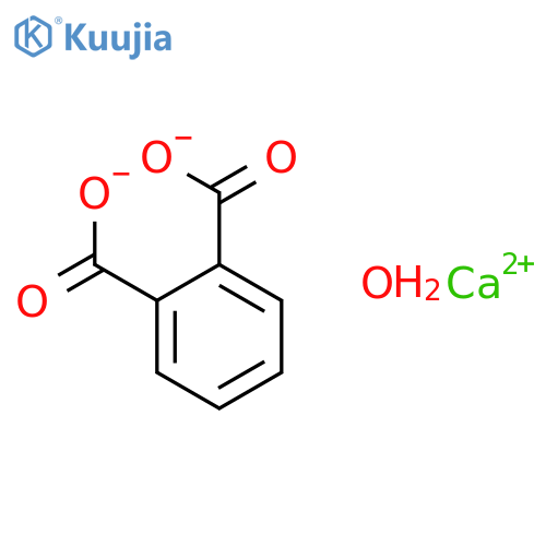 Calcium Phthalate Hydrate structure