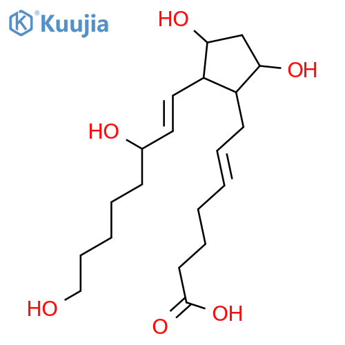 Prosta-5,13-dien-1-oicacid, 9,11,15,20-tetrahydroxy-, (5Z,9a,11a,13E,15S)- (9CI) structure