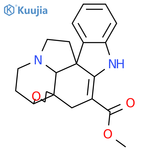 Aspidospermidine-3-carboxylic acid, 2,3-didehydro-6,21-epoxy-, methyl ester, (5α,6α,12R,19α)- structure