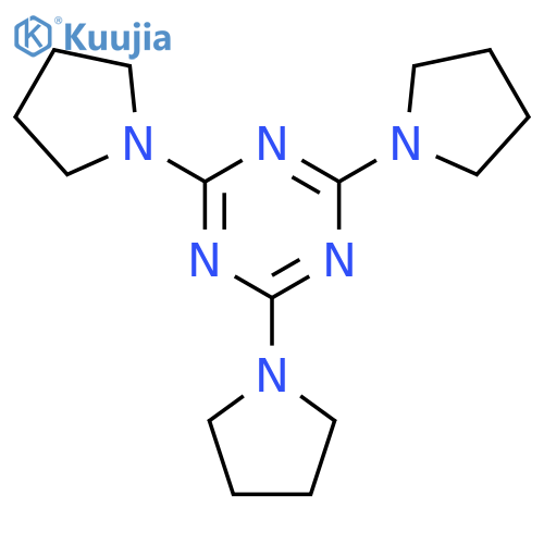 1,3,5-Triazine,2,4,6-tri-1-pyrrolidinyl- structure