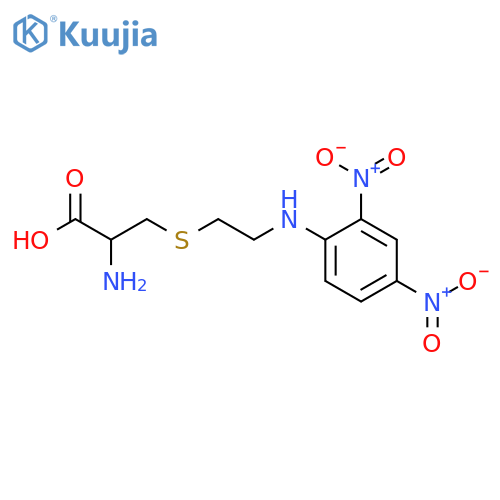 L-Cysteine, S-[2-[(2,4-dinitrophenyl)amino]ethyl]- structure