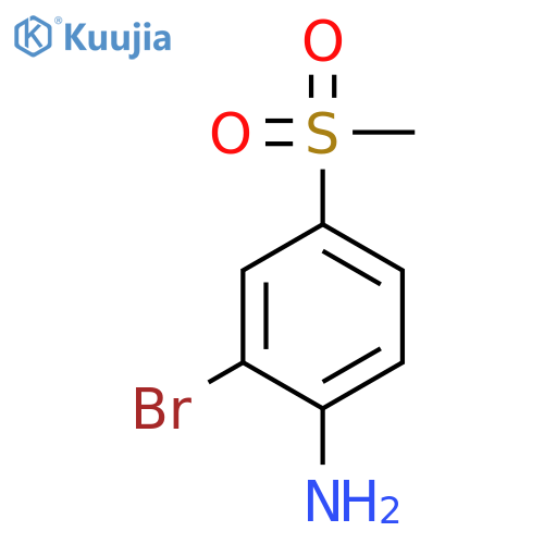 2-BROMO-4-METHANESULFONYLANILINE structure