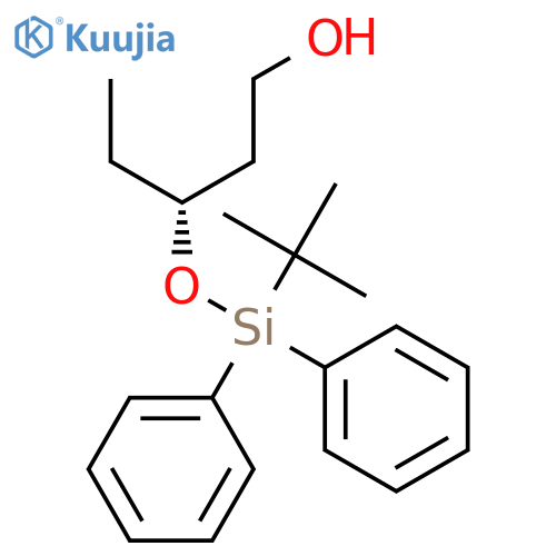 1-Pentanol, 3-[[(1,1-dimethylethyl)diphenylsilyl]oxy]-, (3R)- structure
