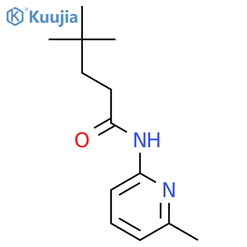 PENTANAMIDE, 4,4-DIMETHYL-N-(6-METHYL-2-PYRIDINYL)- structure