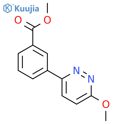 3-(6-methoxy-3-pyridazinyl)-Benzoic acid methyl ester structure