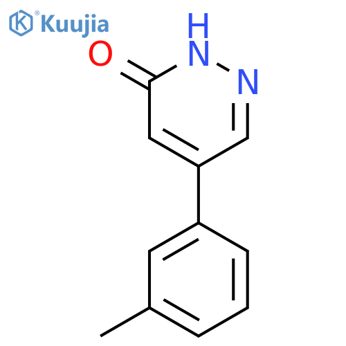 5-(3-methylphenyl)-3(2H)-Pyridazinone structure