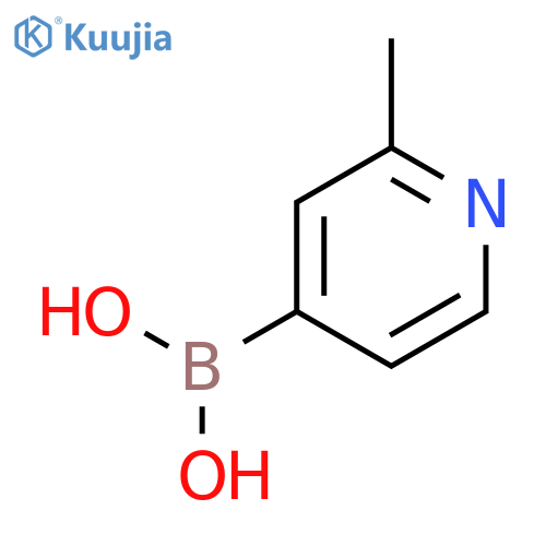 (2-methylpyridin-4-yl)boronic acid structure