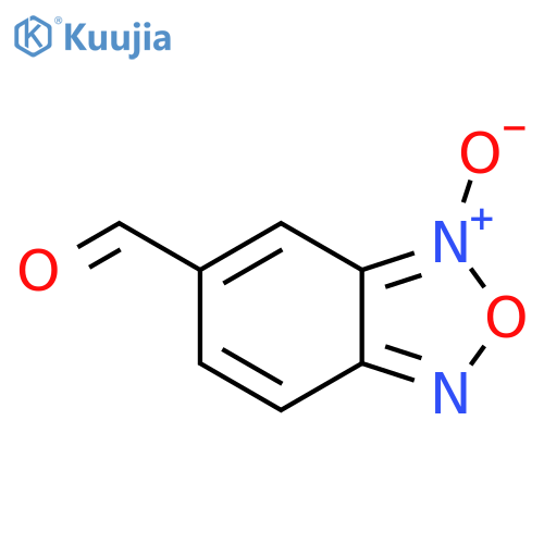2,1,3-Benzoxadiazole-5-carboxaldehyde, 3-oxide structure