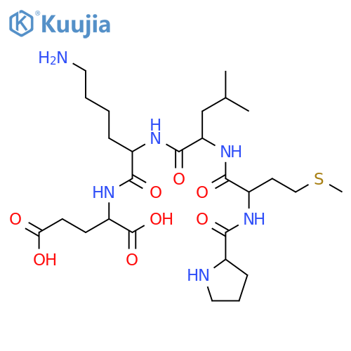 L-Glutamic acid, L-prolyl-L-methionyl-L-leucyl-L-lysyl- structure