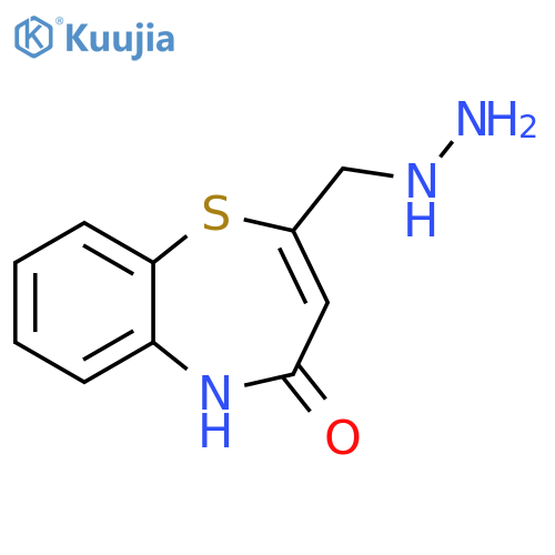 1,5-Benzothiazepin-4(5H)-one, 2-(hydrazinomethyl)- structure