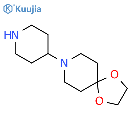 8-(piperidin-4-yl)-1,4-dioxa-8-azaspiro4.5decane structure