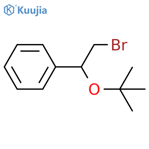 2-bromo-1-(tert-butoxy)ethylbenzene structure