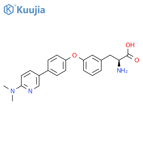 L-Phenylalanine, 3-[4-[6-(dimethylamino)-3-pyridinyl]phenoxy]- structure