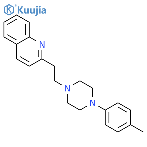 Quinoline, 2-[2-[4-(4-methylphenyl)-1-piperazinyl]ethyl]- structure