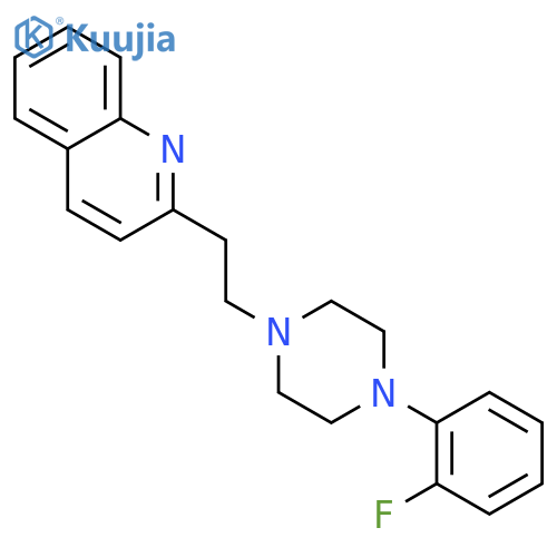 2-{2-[4-(2-fluorophenyl)piperazin-1-yl]ethyl}quinoline structure