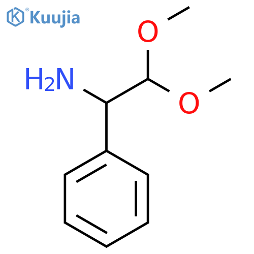 2,2-Dimethoxy-1-phenylethan-1-amine structure