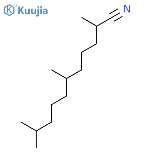2,6,10-Trimethylundecanenitrile structure