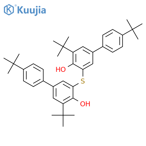 [1,1'-Biphenyl]-4-ol,3,3''-thiobis[4',5-bis(1,1-dimethylethyl)- structure