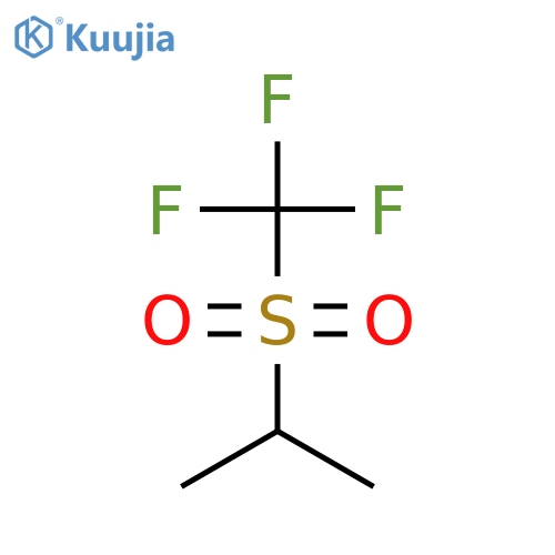 Propane, 2-[(trifluoromethyl)sulfonyl]- structure