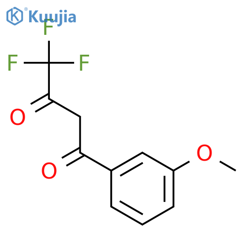 4,4,4-trifluoro-1-(3-methoxyphenyl)butane-1,3-dione structure