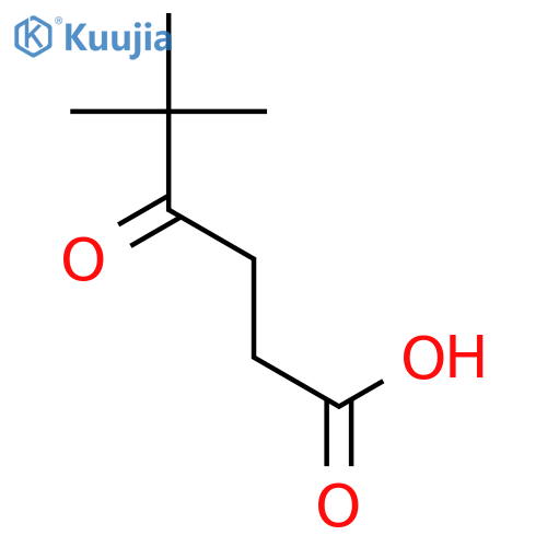 5,5-Dimethyl-4-oxohexanoic acid structure
