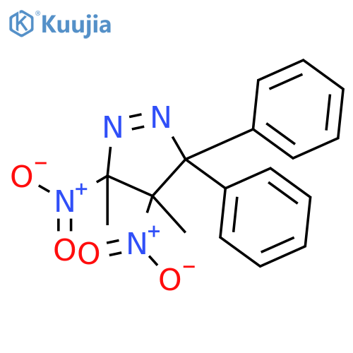 3H-Pyrazole, 4,5-dihydro-3,4-dimethyl-3,4-dinitro-5,5-diphenyl- structure