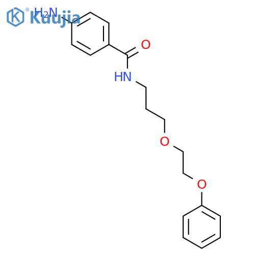 4-amino-N-[3-(2-phenoxyethoxy)propyl]benzamide structure
