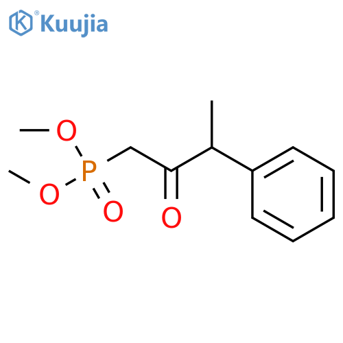 Phosphonic acid, (2-oxo-3-phenylbutyl)-, dimethyl ester structure