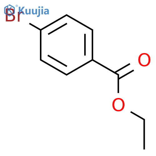 Ethyl 4-bromobenzoate structure