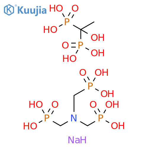Phosphonic acid, (1-hydroxyethylidiene)bis-, mixt. with pentasodium hydrogen [nitrilotris(methylene)]tris[phosphonate] structure
