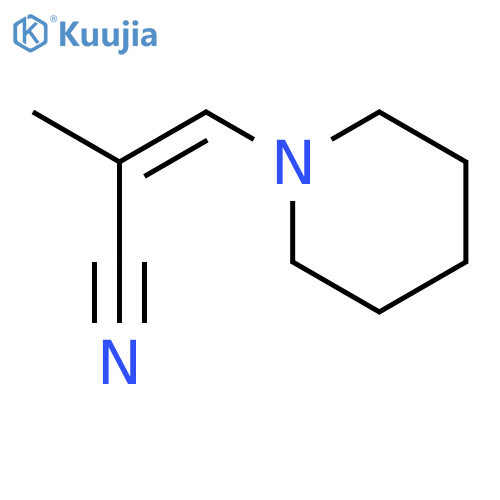 2-PROPENENITRILE, 2-METHYL-3-(1-PIPERIDINYL)-, (Z)- structure