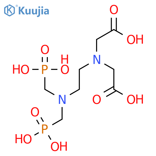 Glycine, N-[2-[bis(phosphonomethyl)amino]ethyl]-N-(carboxymethyl)- structure