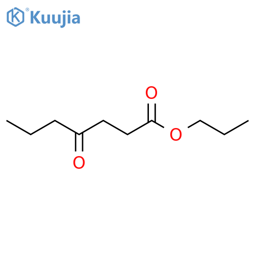 HEPTANOIC ACID, 4-OXO-, PROPYL ESTER structure