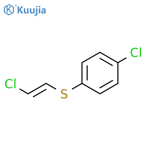 Benzene, 1-chloro-4-[(2-chloroethenyl)thio]-, (E)- (9CI) structure