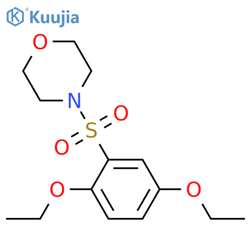 4-(2,5-diethoxybenzenesulfonyl)morpholine structure