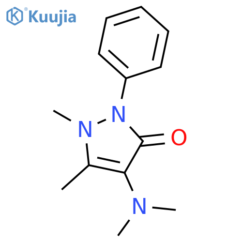 4-Dimethylamino Antipyrine structure