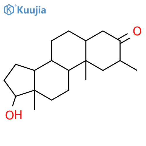 Dromostanolone structure